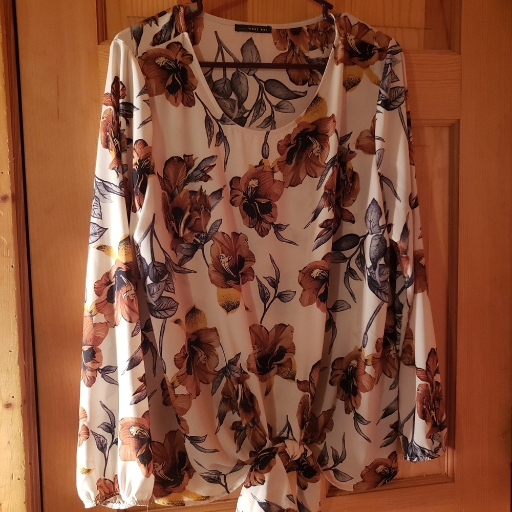 Shear long sleeve shirt